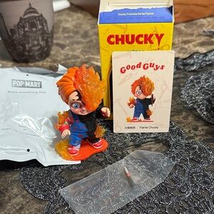 Brand New Pop Mart Flame Chucky Figure